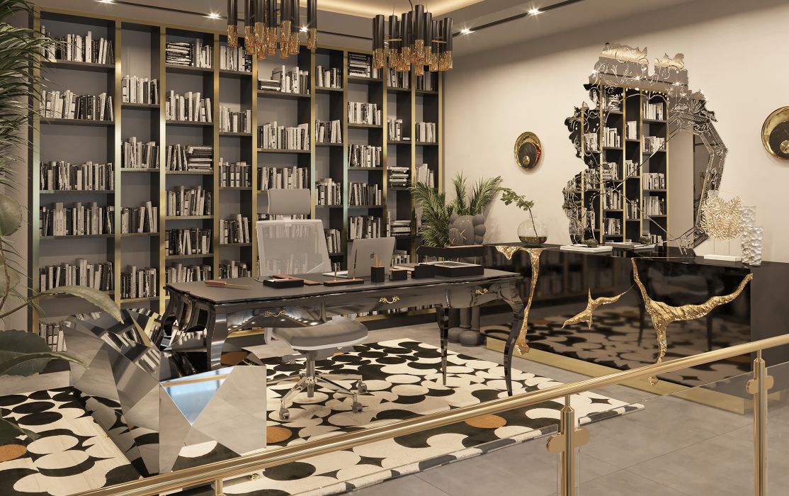 Finest Home Office Design - House of Boca do Lobo NY Penthouse