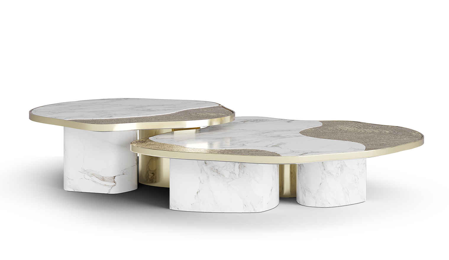 Ophelia Calacatta Center Table by Boca do Lobo
