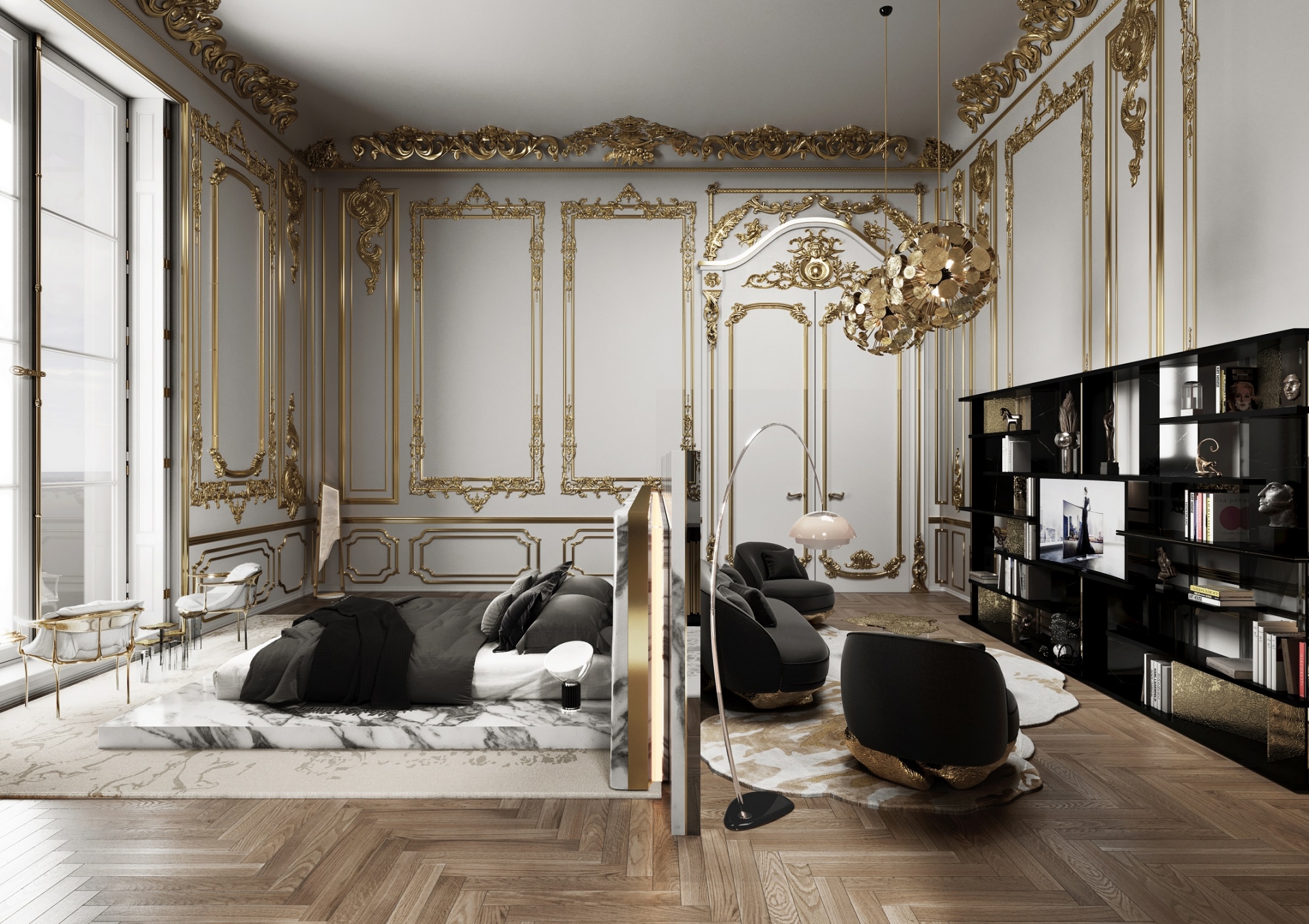 Gilded Glamour by Boca do Lobo