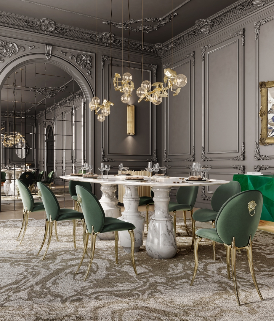 Bold Dining Tables for a Dramatic Dining Experience by Boca do Lobo