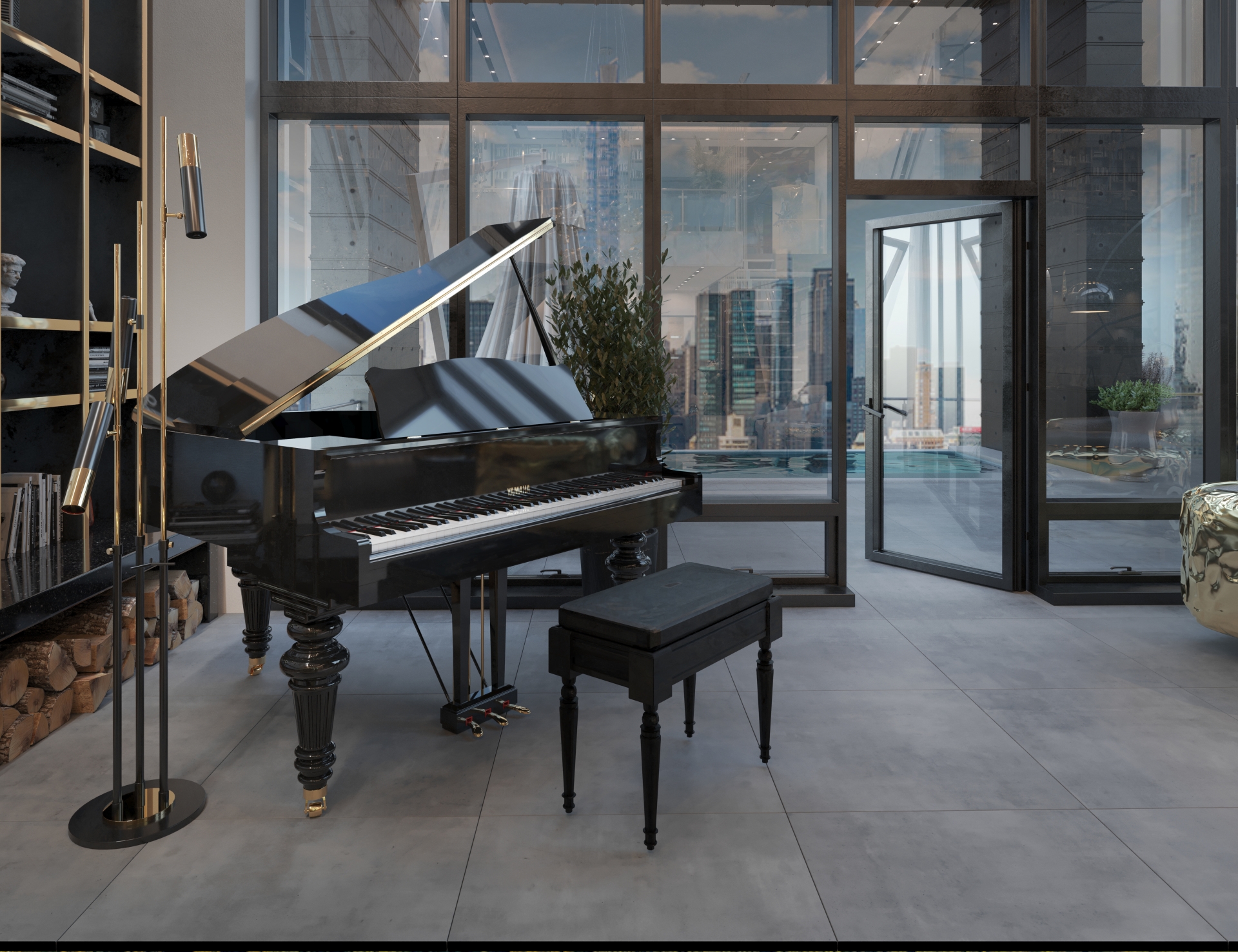 A Masterpiece Piano For a Master Game Room by Boca do Lobo