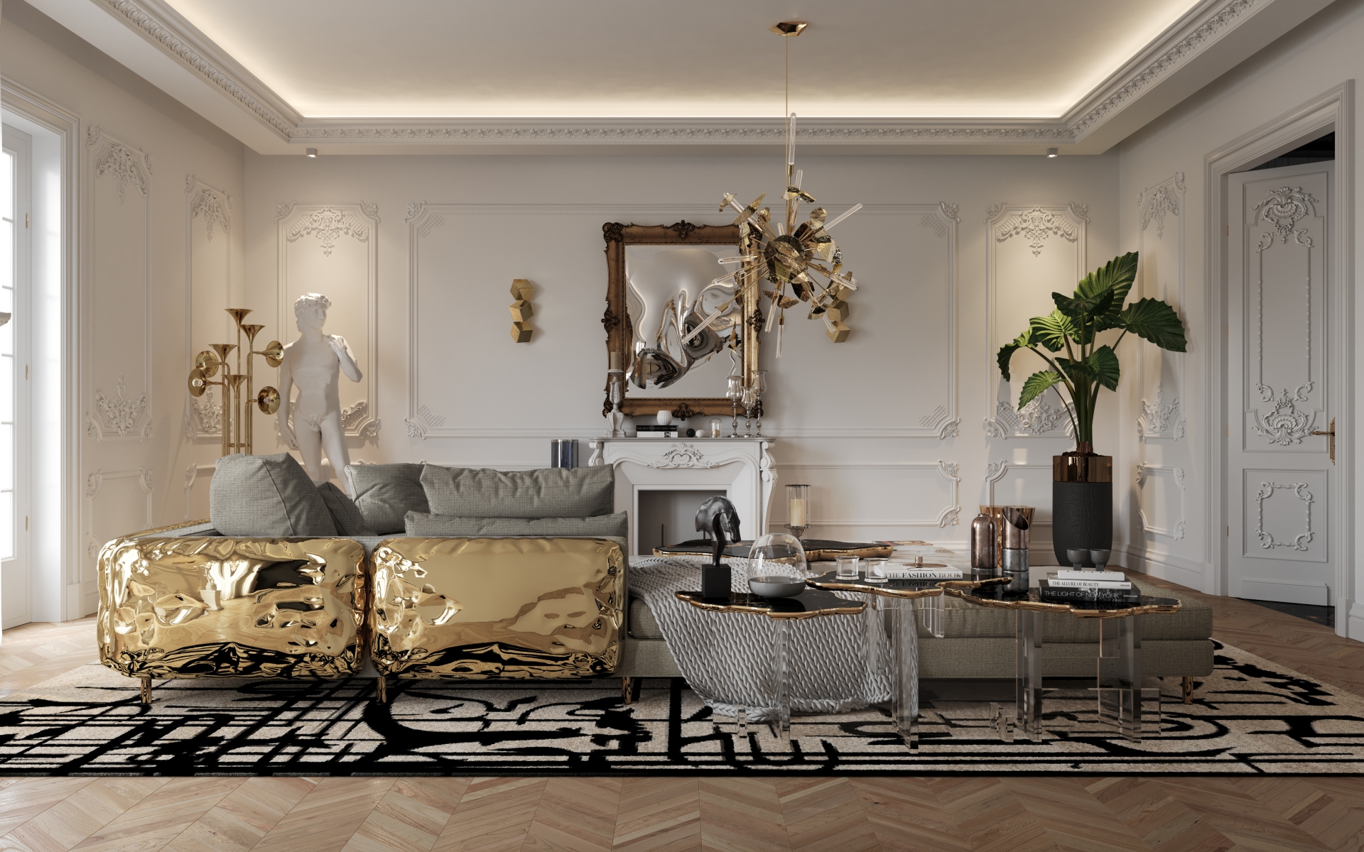  A Living Room Infused with Bold Character by Boca do Lobo