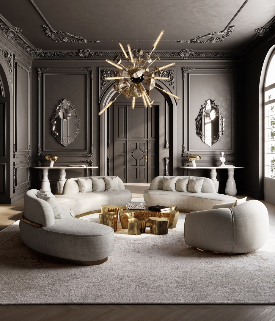 Sculptural Luxury for the Living Room by Boca do Lobo