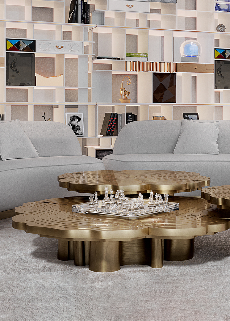 Fortuna Patina Center Table by Boca do Lobo
