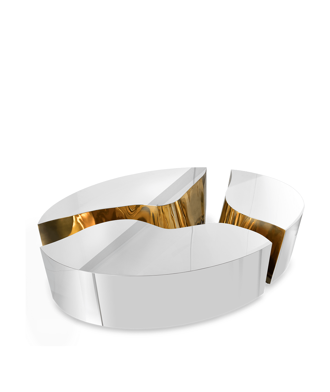 Lapiaz Oval Center Table by Boca do Lobo
