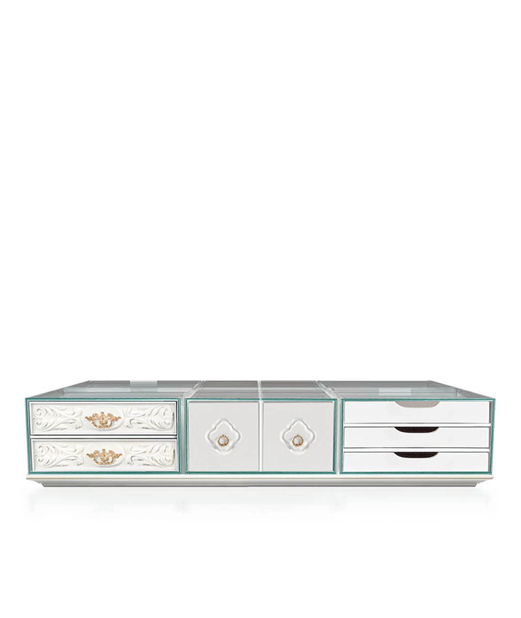 Soho White Coffee Table by Boca do Lobo