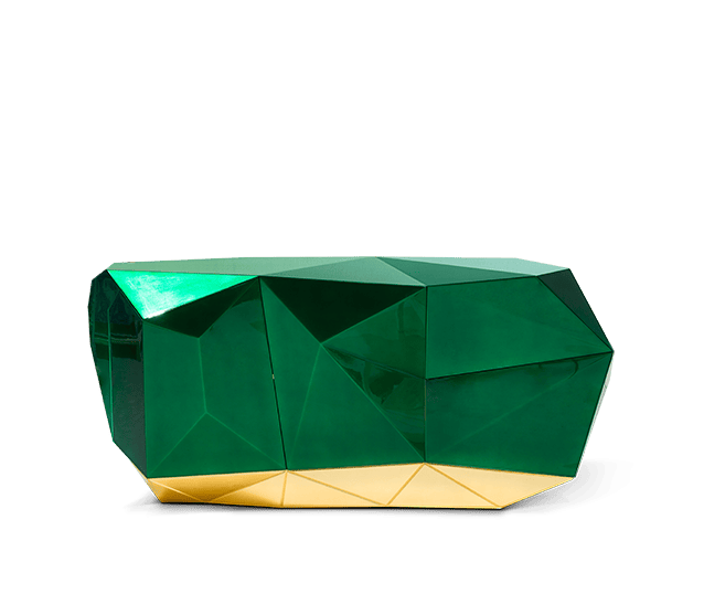 diamond emerald sideboard by Boca do Lobo