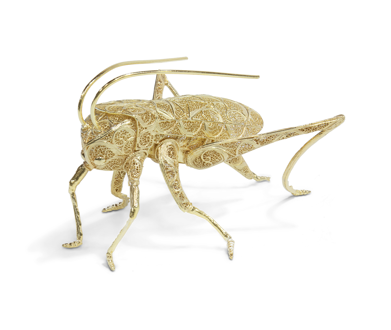 Filigree Cricket Gold Bug by Boca do Lobo