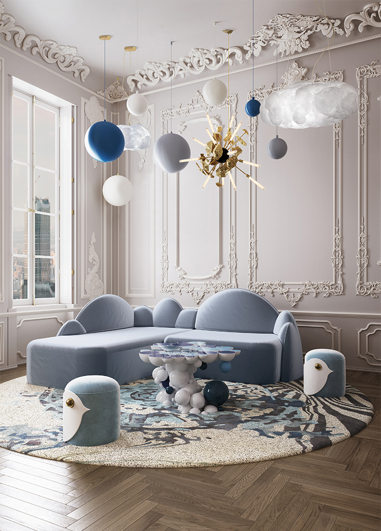 Cloud II Sofa by Boca do Lobo Furniture Luxury with Circu