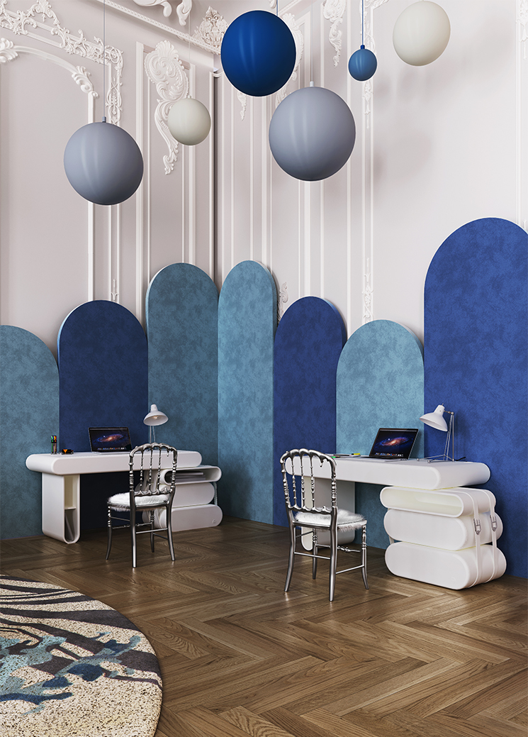 Dream Desk by Boca do Lobo Furniture Luxury with Circu
