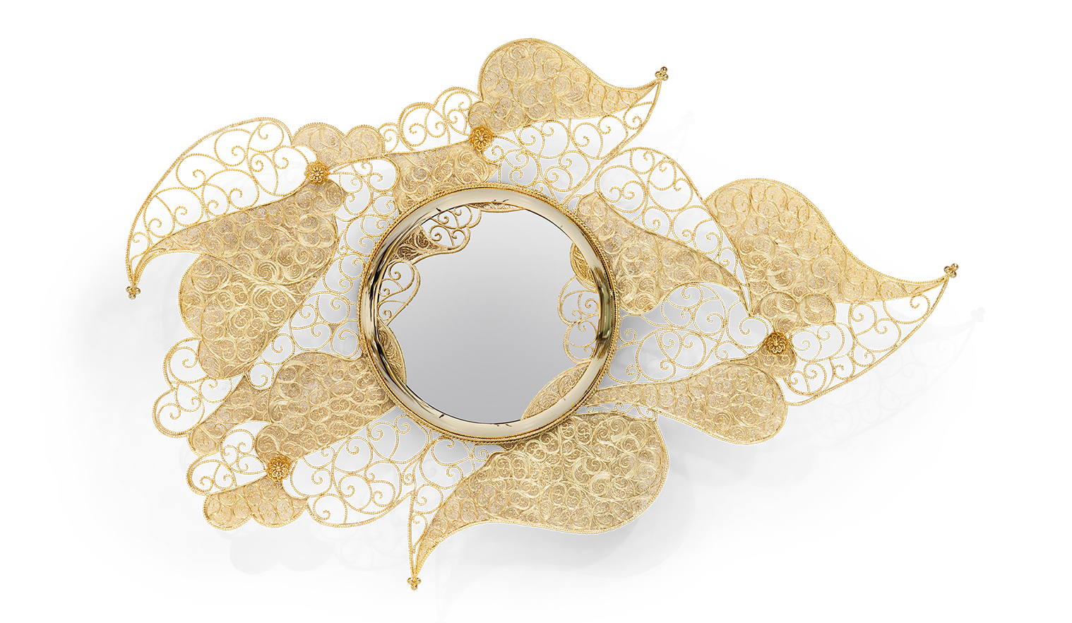 Eclectic Filigree Mirror by Boca do Lobo