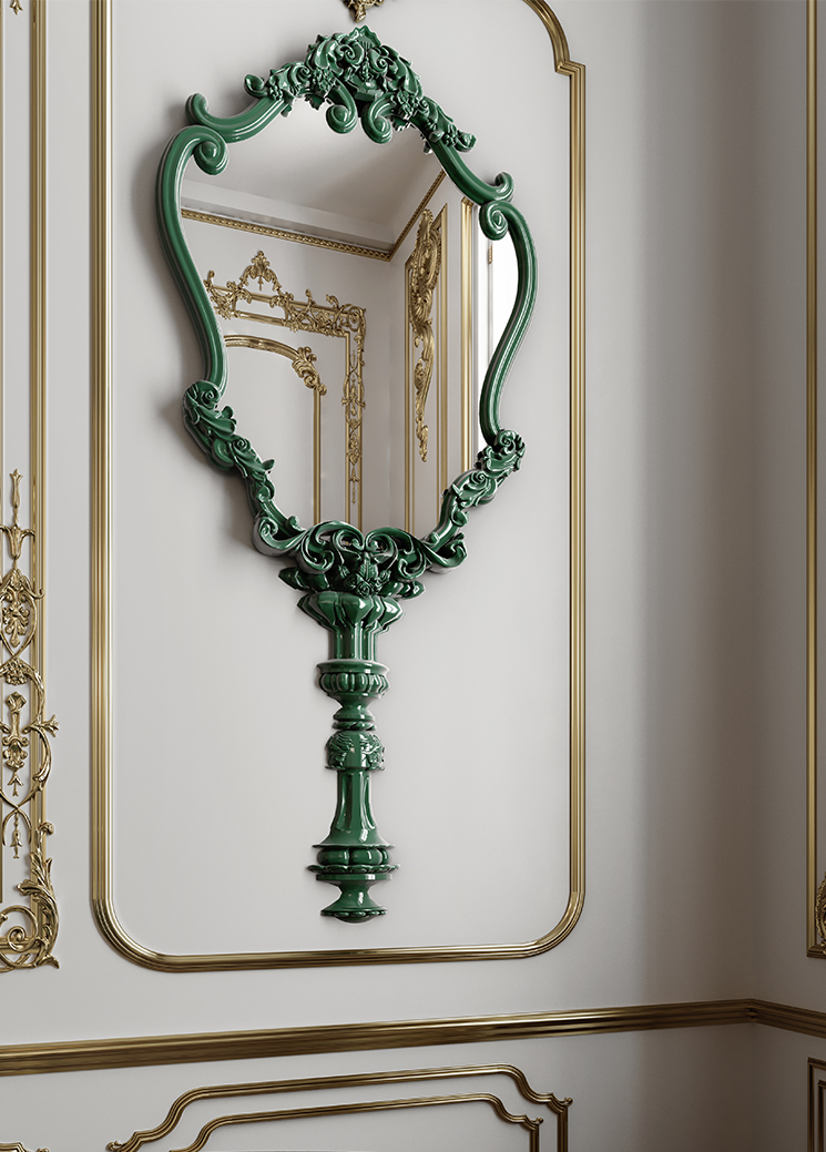 Provocative Marie Therese Mirror by Boca do Lobo