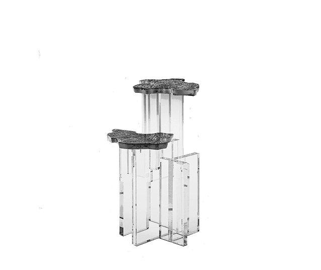 monet silver side table - Boca do Lobo