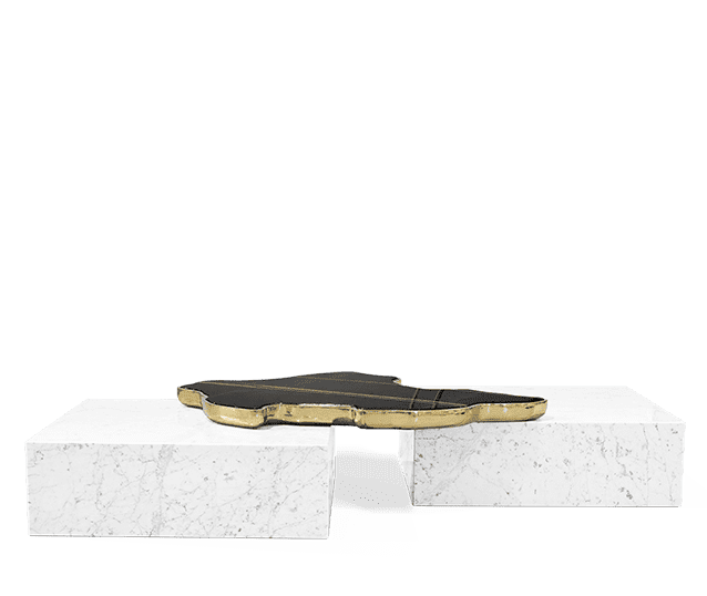navarra black white center table - Boca do Lobo