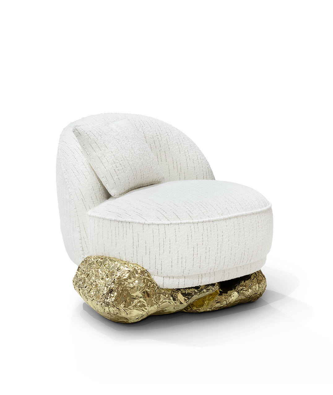 Angra White Armchair by Boca do Lobo