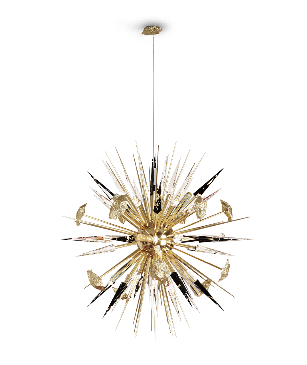Outburst Black Chandelier by Boca do Lobo