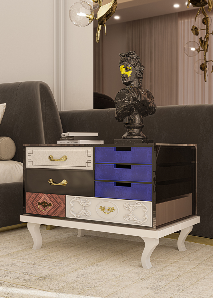 Soho Bedside Table Design by Boca do Lobo