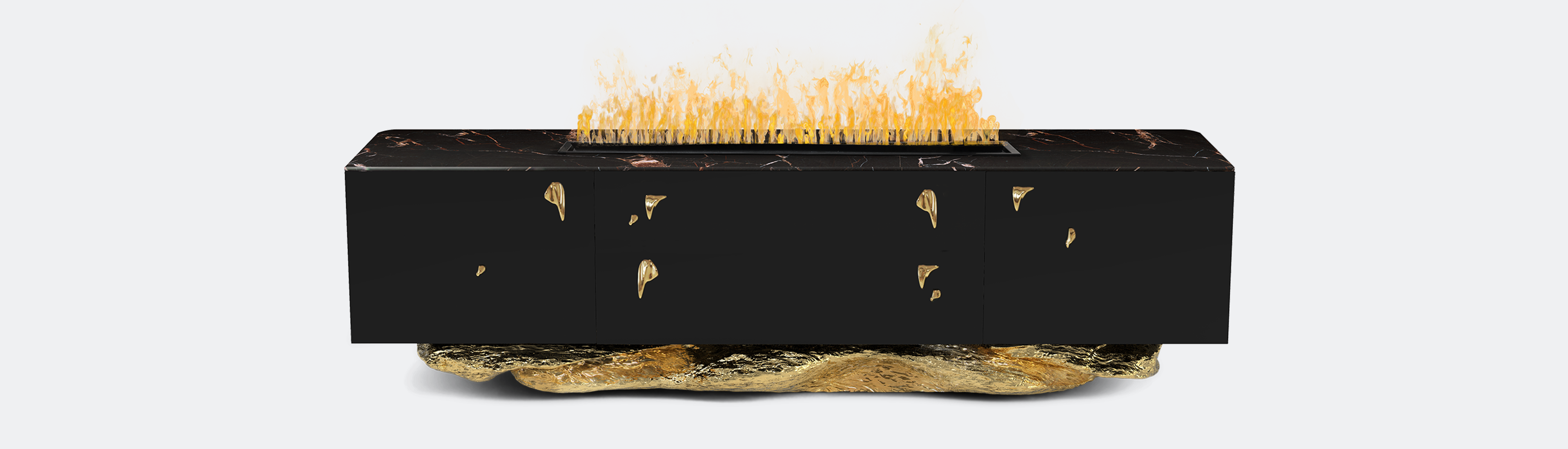Contemporary Angra Fireplace by Boca do Lobo