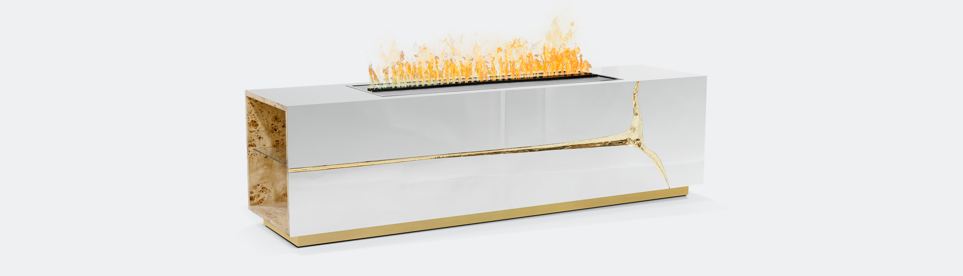 Contemporary Lapiaz Fireplace by Boca do Lobo