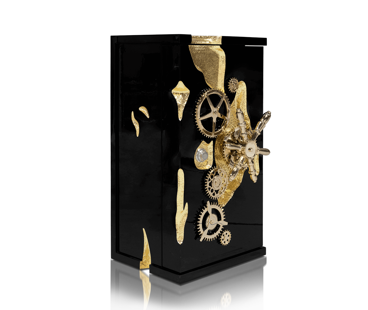 Millionaire Luxury Black Safe by Boca do Lobo, Safe Box