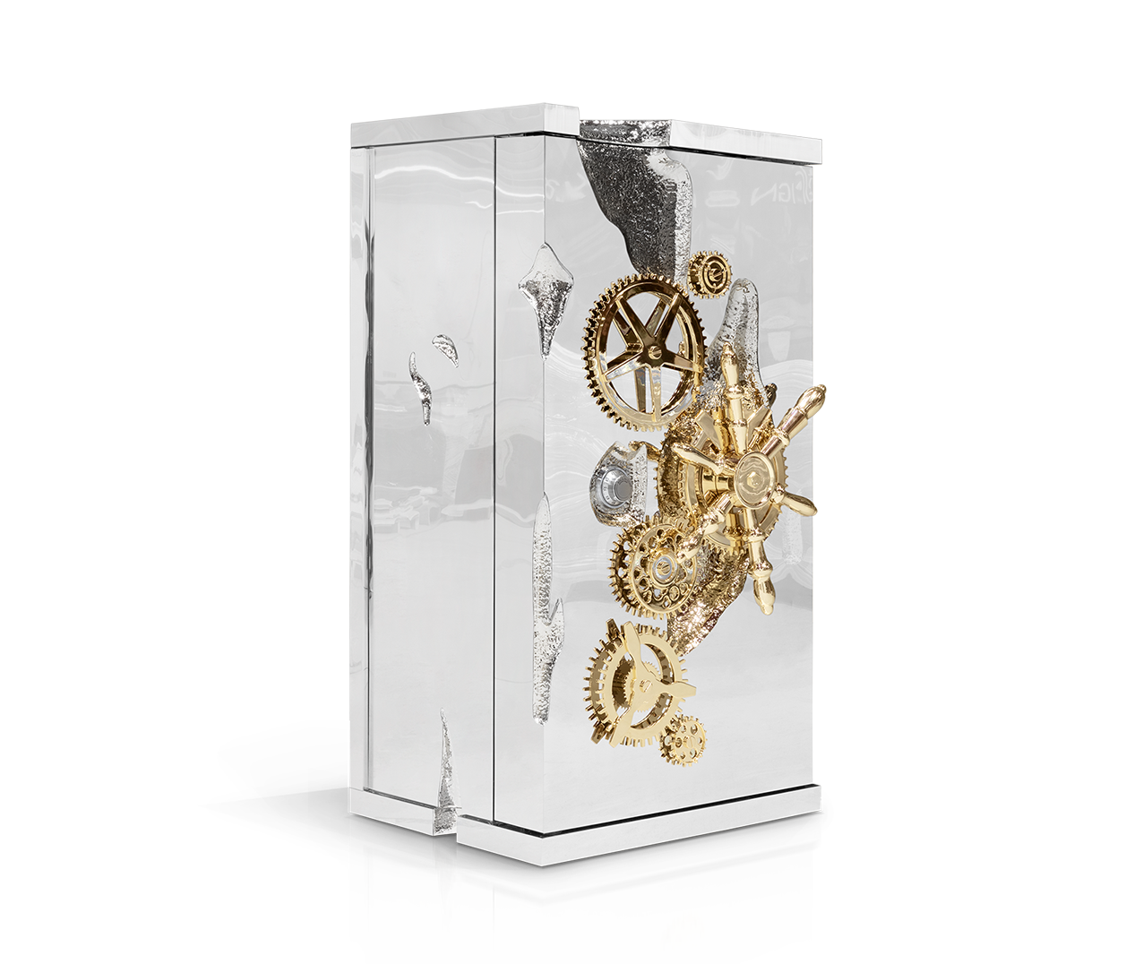 Millionaire Silver Luxury Safe by Boca do Lobo, Safe Box