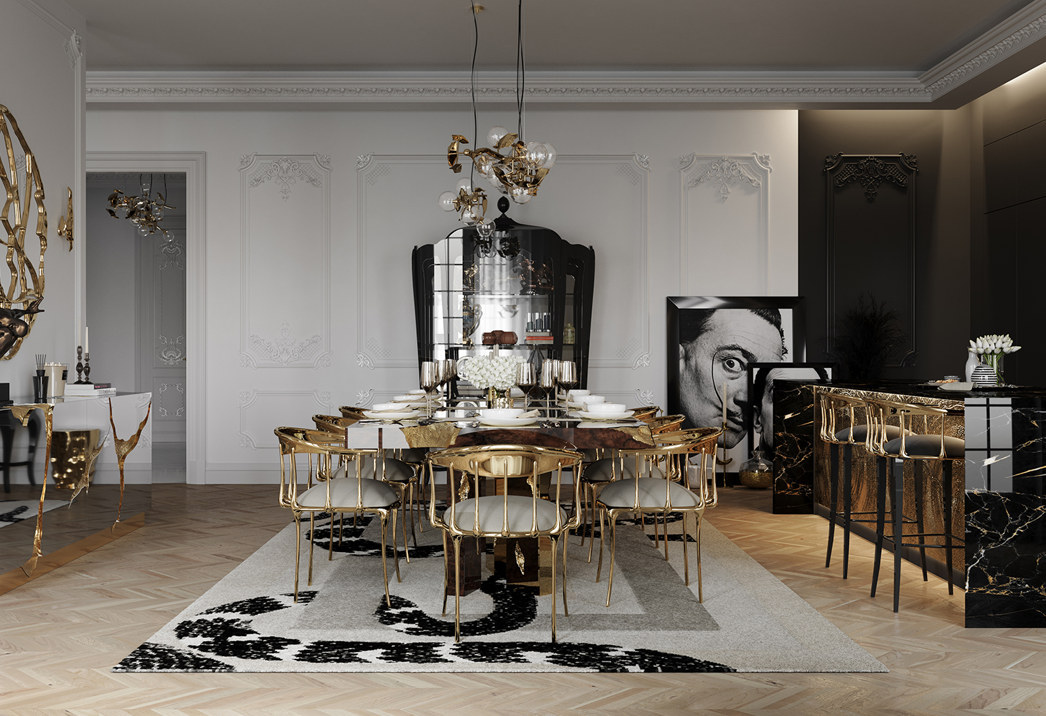 Imperial Snake Rug by Boca do Lobo