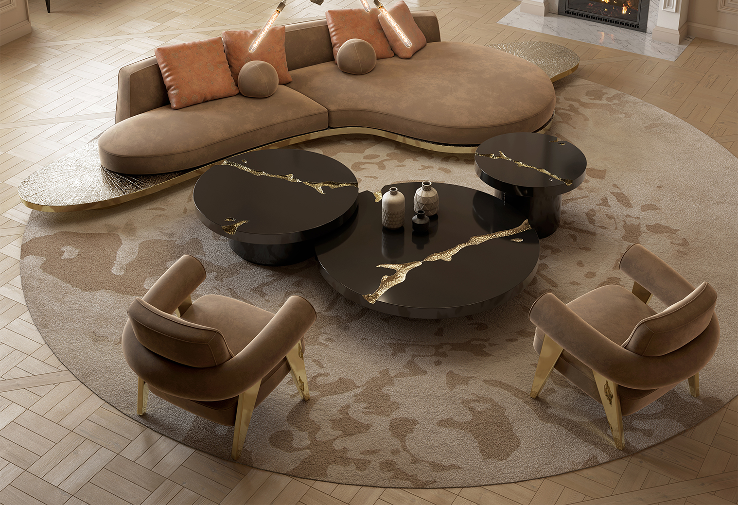 High End Pantheon Rug by Boca do Lobo