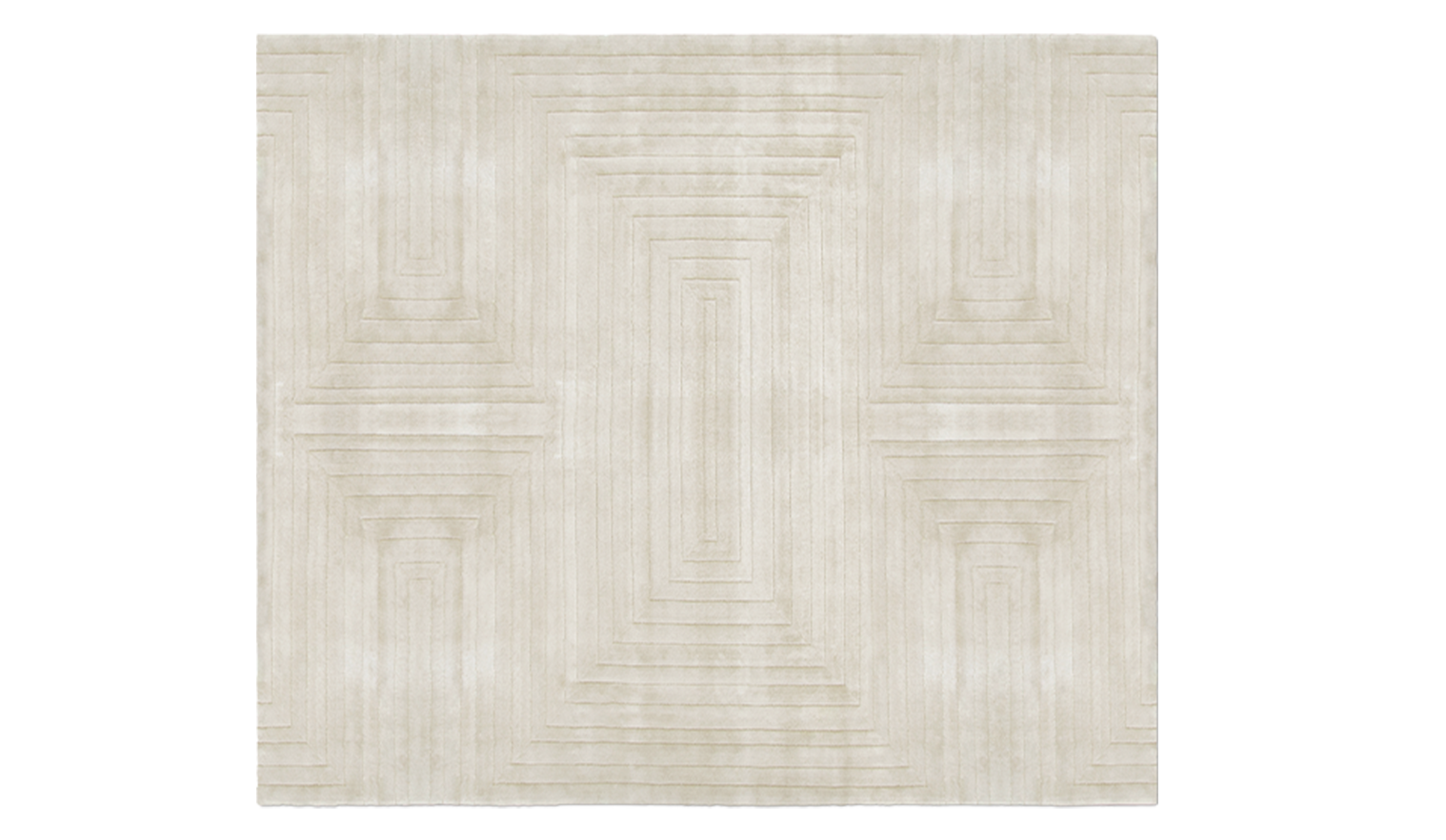 White Garden Rug by Boca do Lobo
