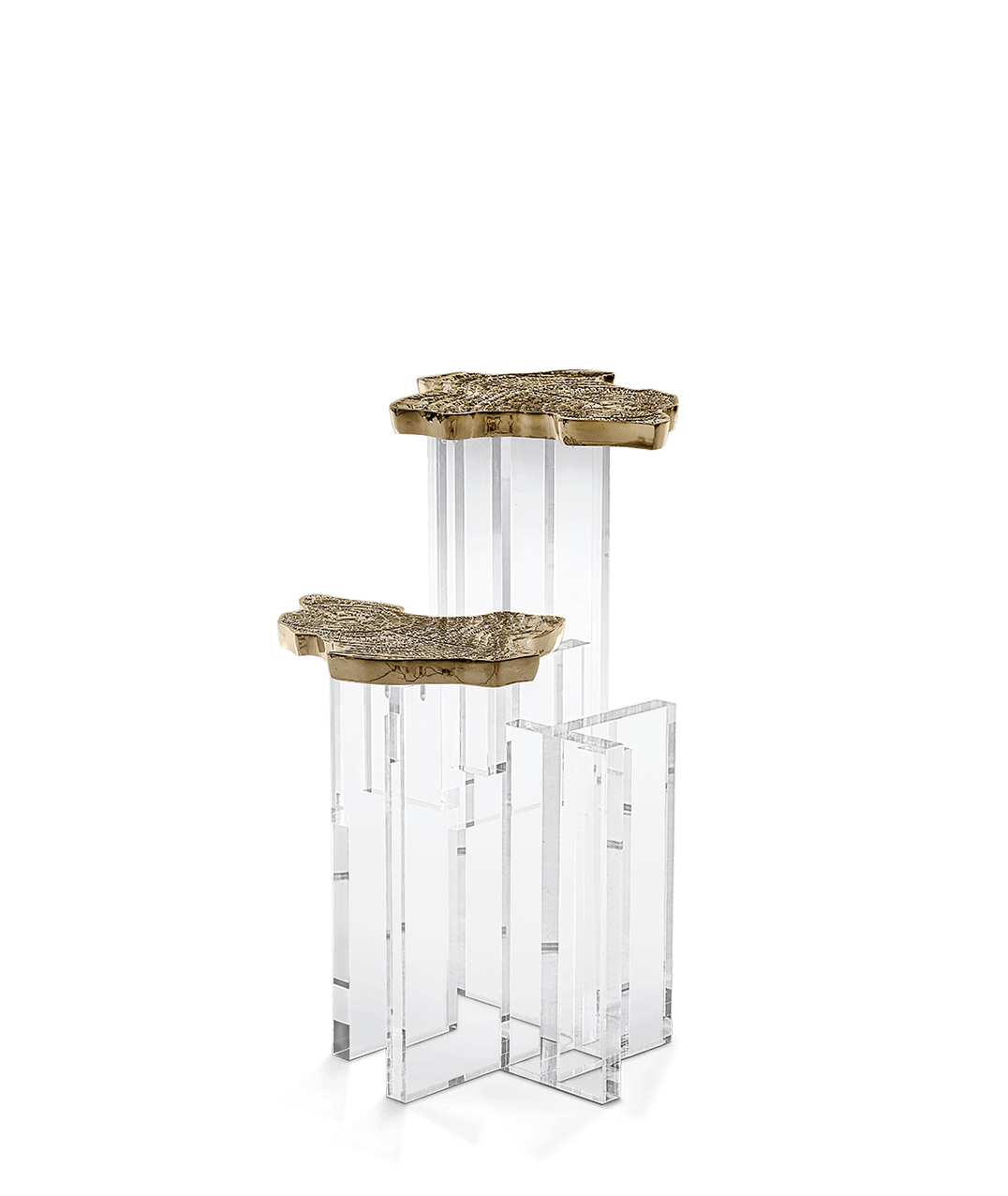 Handmade Monet Gold Side Table by Boca do Lobo