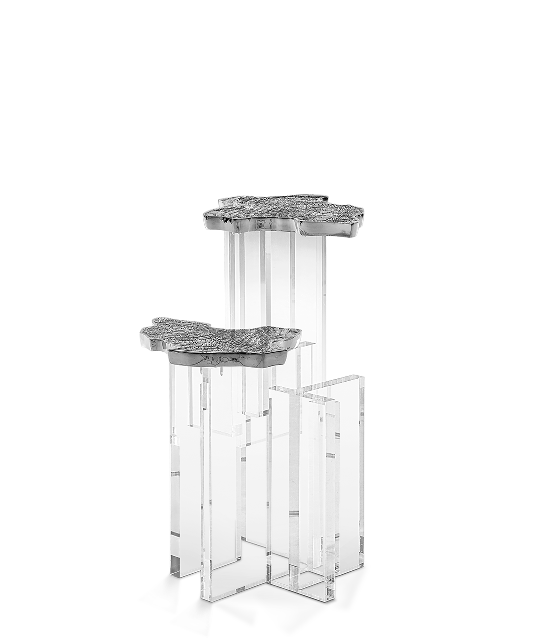 Handmade Monet Silver Side Table by Boca do Lobo