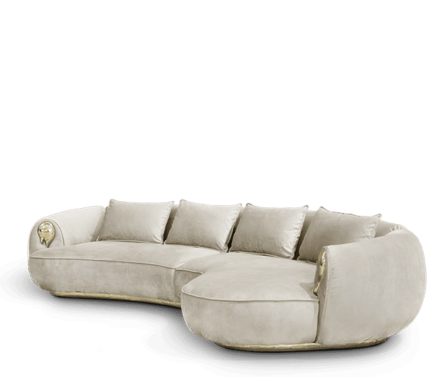 soleil cream curved sofa - Boca do Lobo