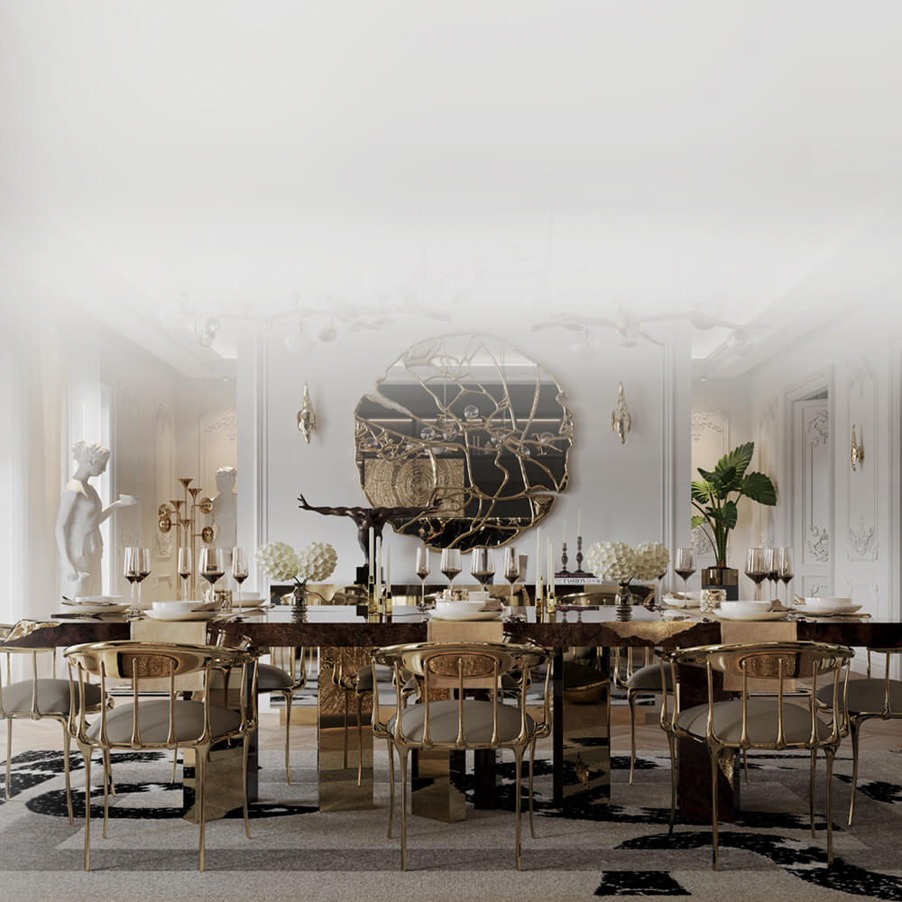 Contemporary Luxury Penthouse in Paris France by Boca do Lobo, Penthouse Design
