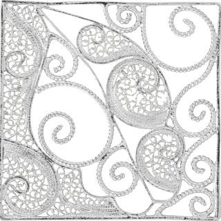 Handmade Filigree Authentic Silver Finish - Boca do Lobo