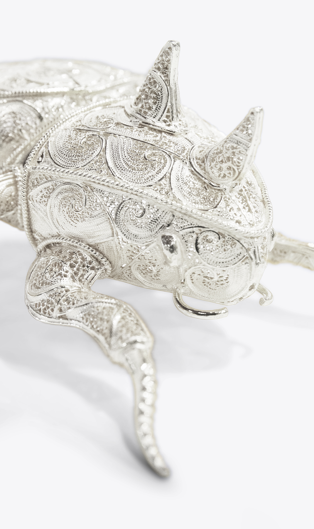 Filigree Rhinoceros Gold