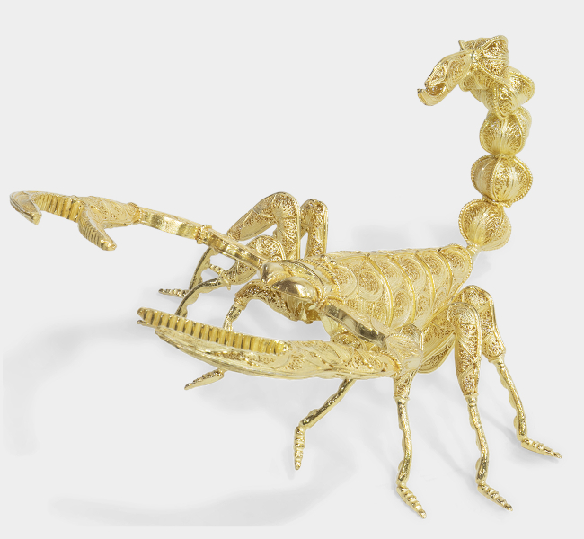 Filigree scorpion Gold