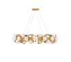Hera Round I Suspension Lamp - Boca do Lobo Gold Chandelier