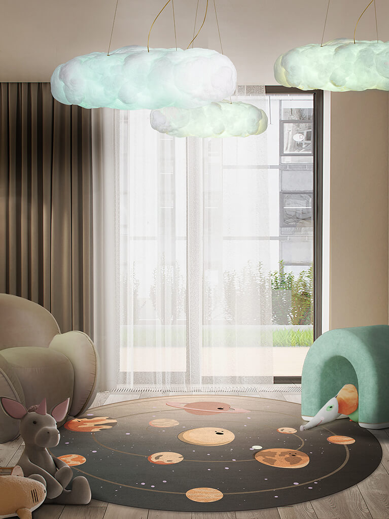 Cloud Suspension Lamp by CIRCU