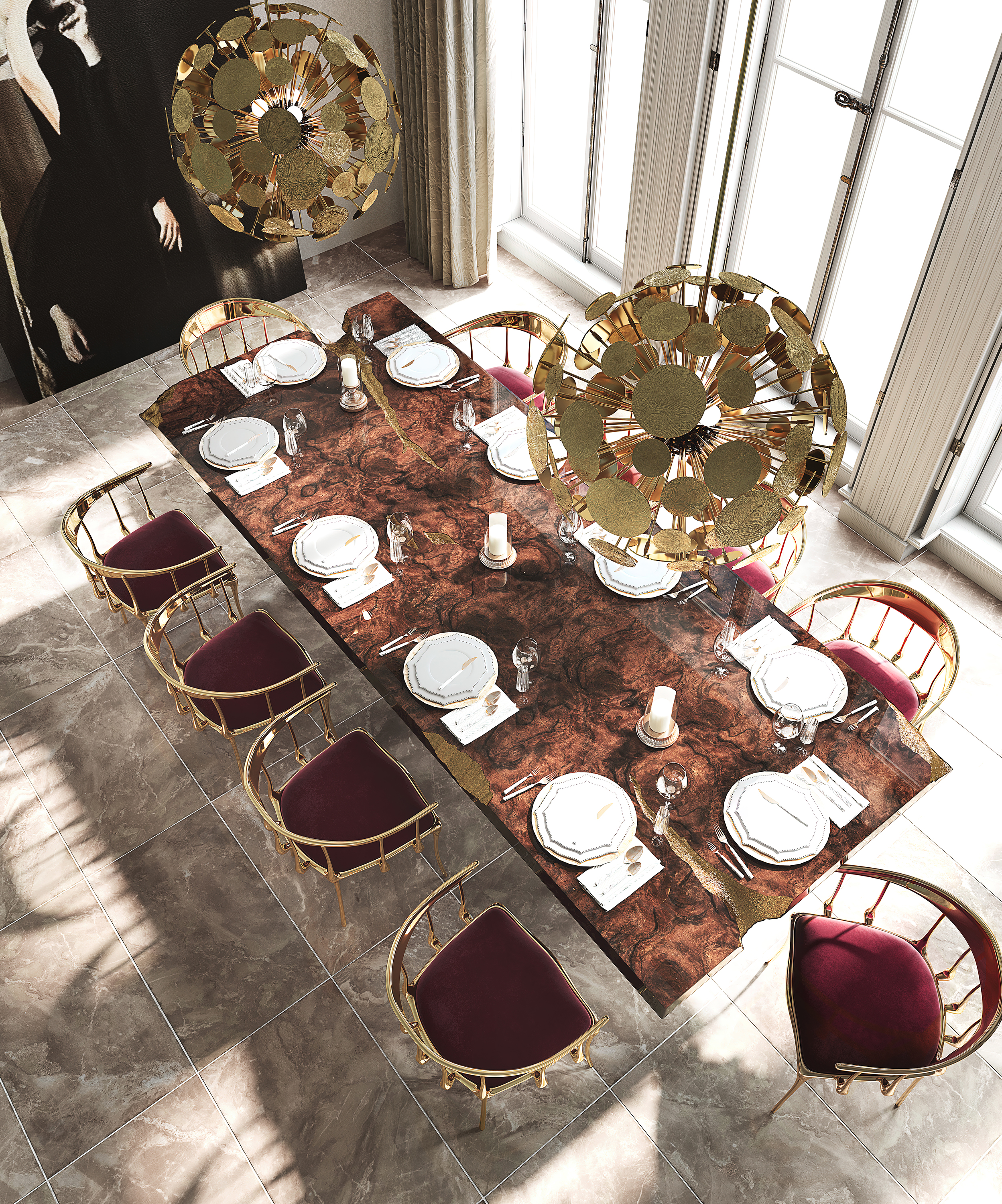 Empire Modern Dining Table