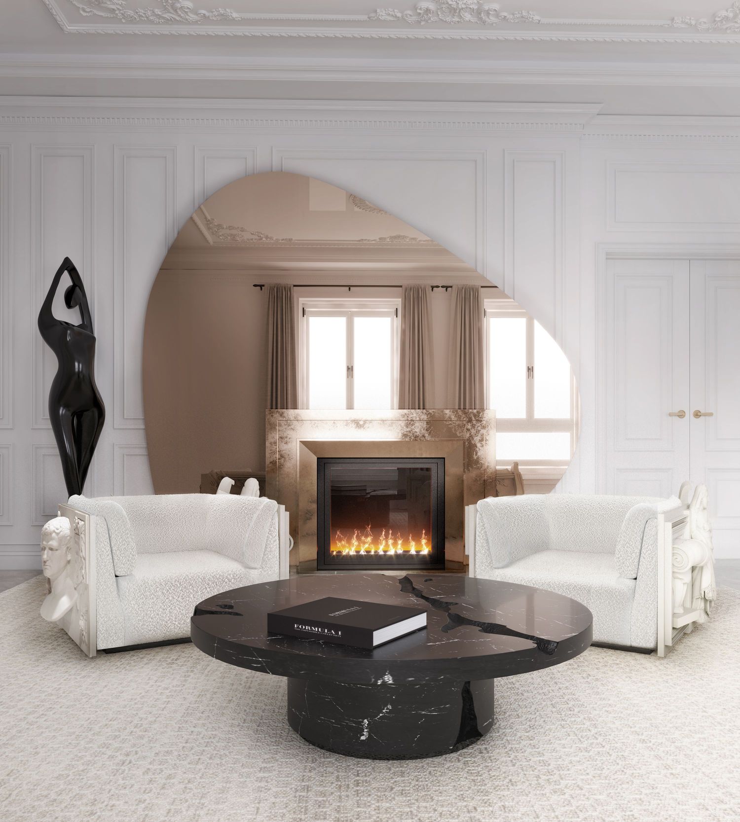 Empire Poplar Root Center Table
