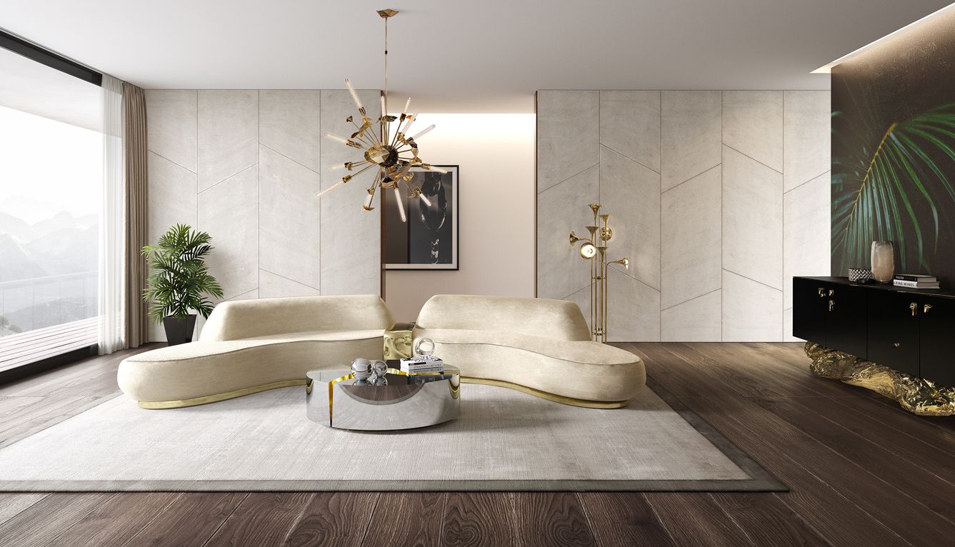 Lapiaz Oval Contemporary Center Table