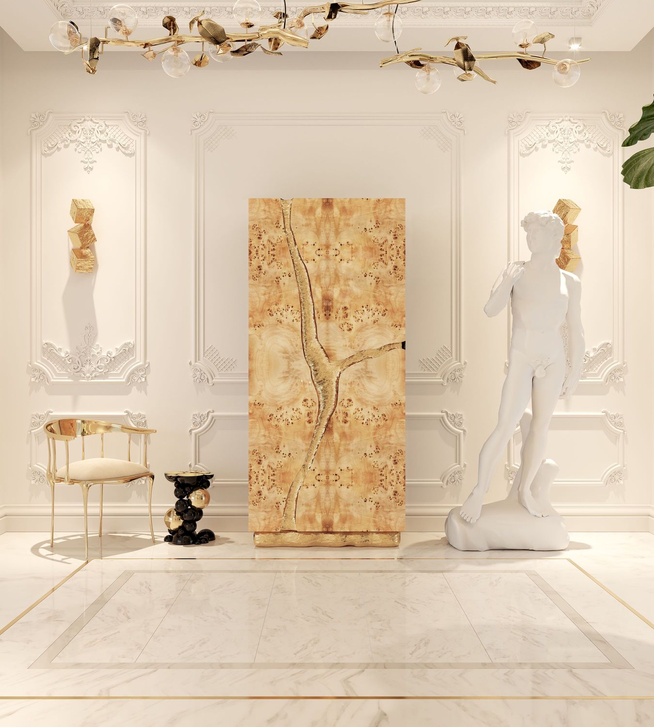 Lapiaz Walnut Contemporary Cabinet
