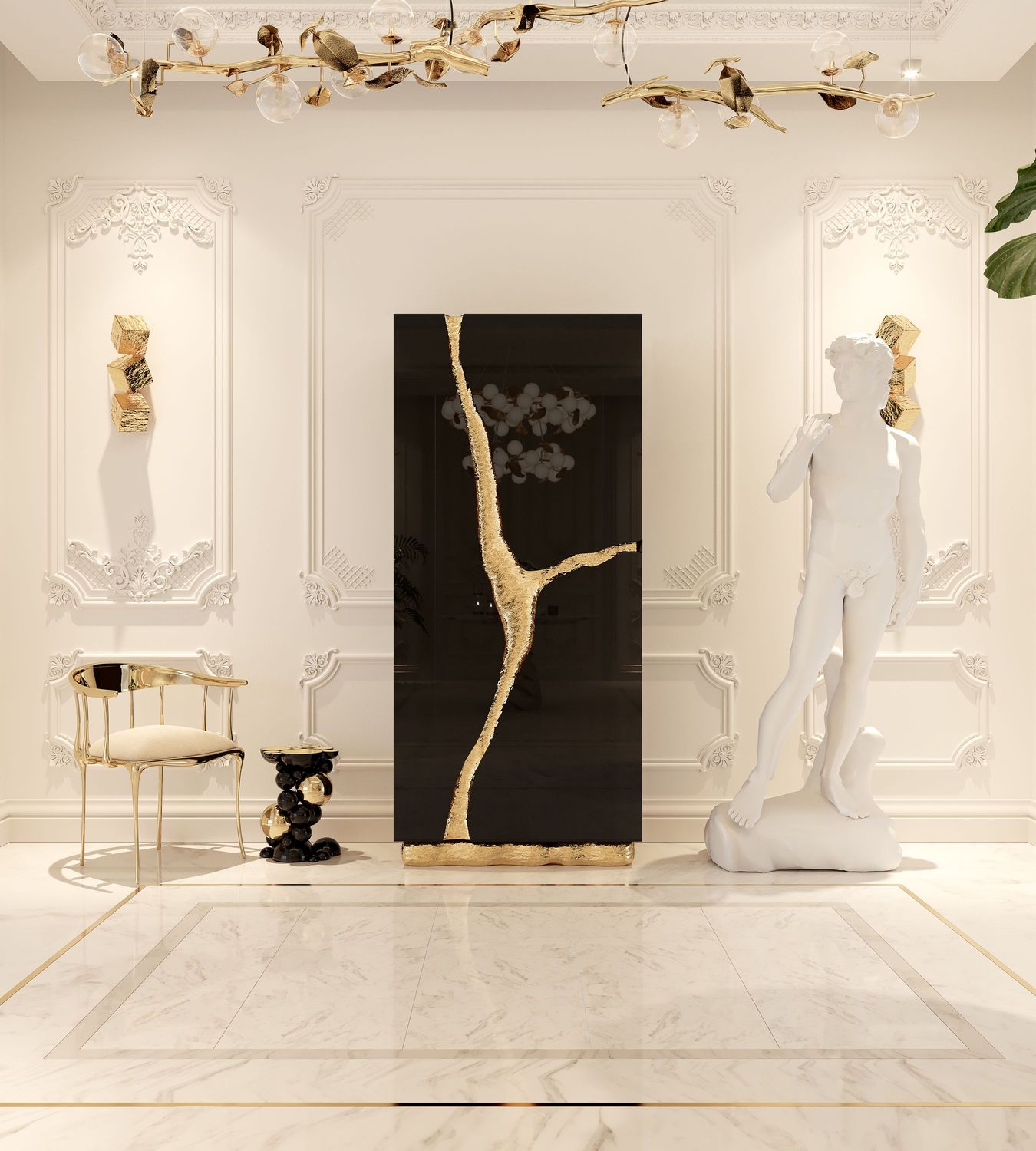 Lapiaz Walnut Contemporary Cabinet