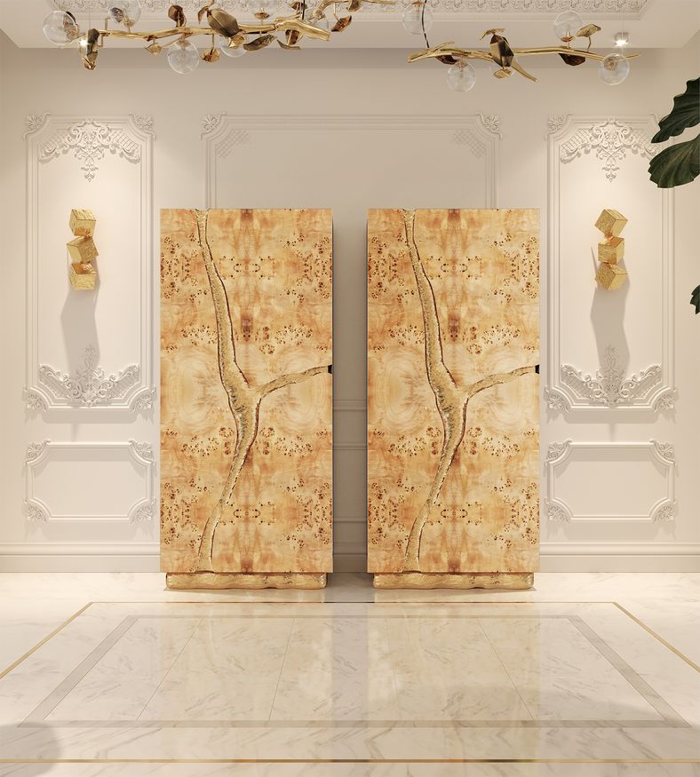 Lapiaz Walnut Contemporary Cabinet