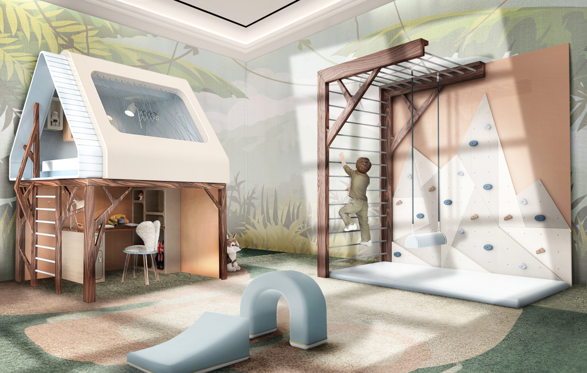 Mogli Playhouse Bed and Gym by CIRCU