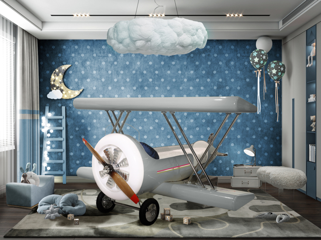 Sky B Plane Bed by CIRCU