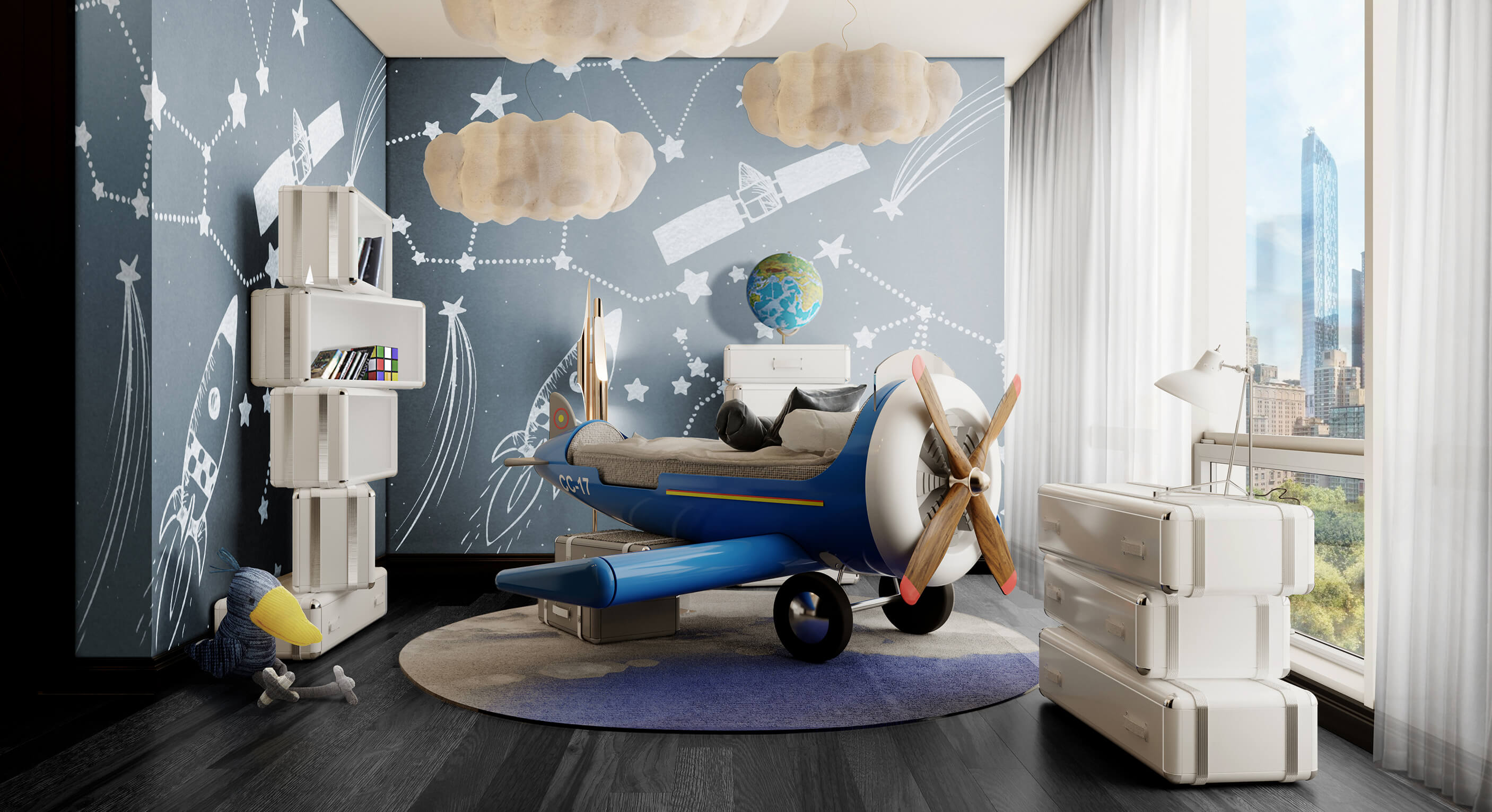 Sky One Plane Bed by CIRCU