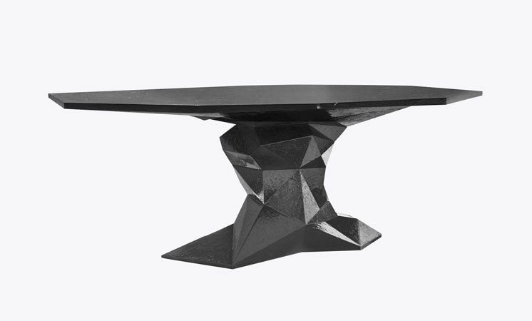 Bonsai Black Contemporary DIning Table