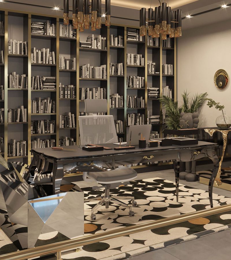 Boulevard Diamond Modern Desk