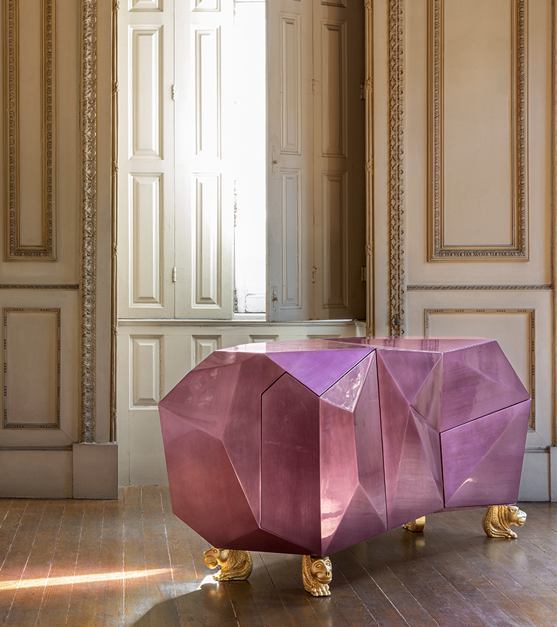 Diamond Amethyst Luxury Sideboard