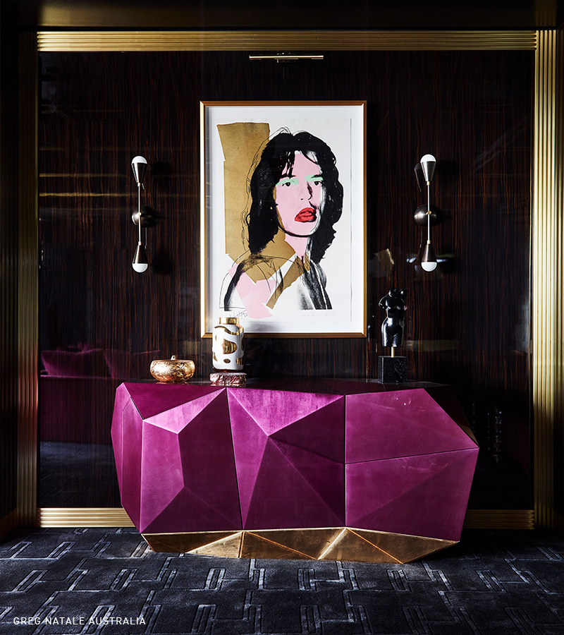 Diamond Amethyst Luxury Sideboard
